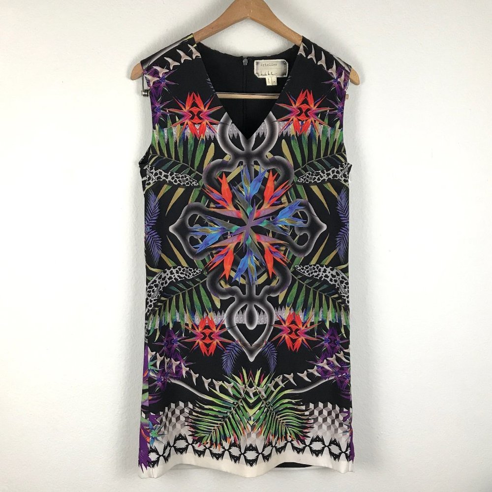 Artelier Nicole Miller La Plage Jungle Shift dress